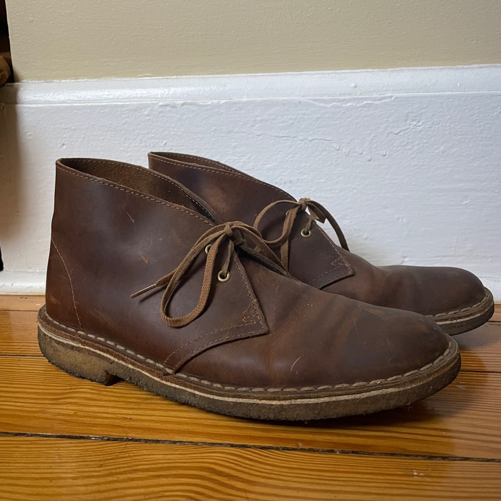 Clark’s Leather Desert Boots Women’s 8.5